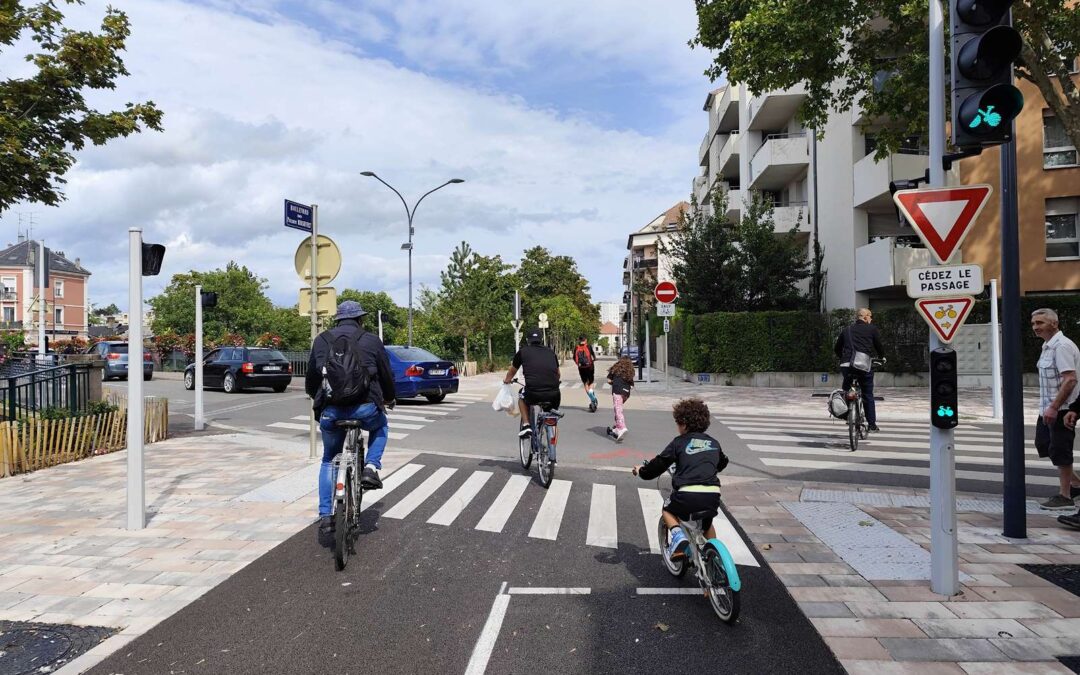 Liaison cyclable avenue de Colmar – Arsenal