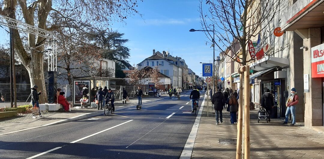 Lettre ouverte au Maire de Mulhouse : préservons les mobilités douces sur l&rsquo;axe Franklin–Briand